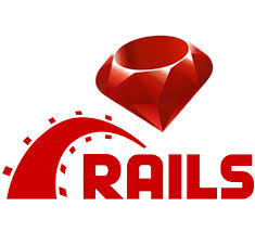 Logo of Ruby on Rails.